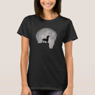Mooie retro Dachshund Dog Silhouette Love Dach T-shirt