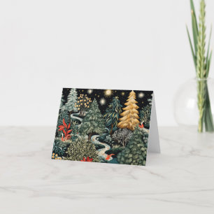 Mooie retro kerst Kaart
