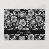 Mooie retro zwart-wit ansichtkaart briefkaart (Voorkant)