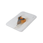 Mooie reuzenhaai in de sneeuw badmat (Gekanteld)