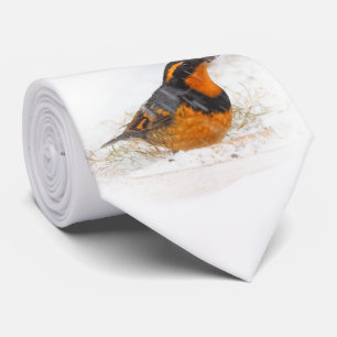 Mooie reuzenhaai in de sneeuw stropdas