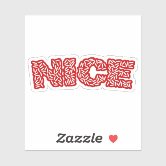 Mooie rijst sticker (Vel)