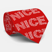 Mooie rijst stropdas (Opgerold)