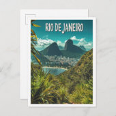Mooie Rio de Janeiro Brazilië Reizen Briefkaart (Voorkant / Achterkant)