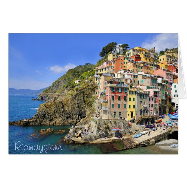 Mooie Riomaggiore, Cinqueterre (Voorkant Horizontaal)