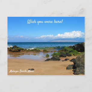 Mooie Rocks op een Briefkaart van Maui Beach