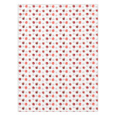 Mooie rode appels en appelbloemen op wit tafelkleed (Voorkant)