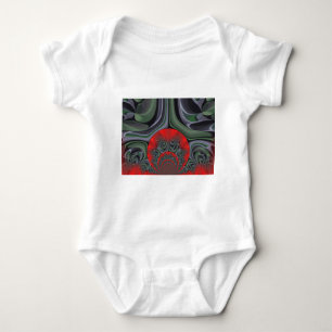 Mooie rode Aurora Art Print Romper