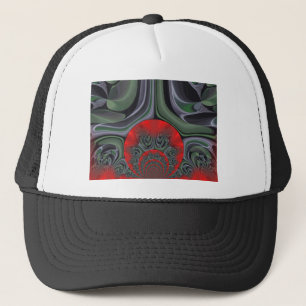 Mooie rode Aurora Art Print Trucker Pet