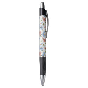 Mooie Rode Blauwe Bloemen Pen