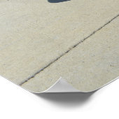 Mooie rode Chevrolet Corvette C3. Poster (Hoek)