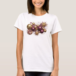 Mooie Rode CHRISTMAS MAGIC Grafische T-shirt