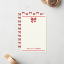 Mooie rode en crèmekleurige gingham strik