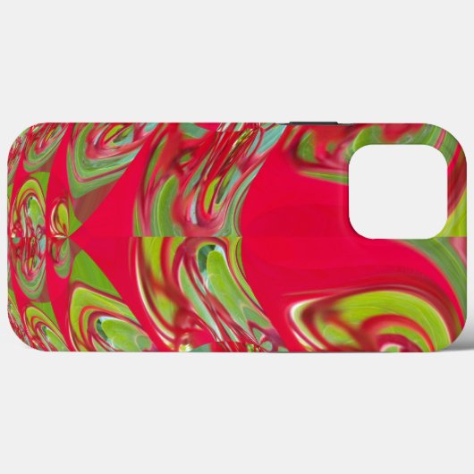 Mooie rode en groene textuur kleur Abstracte kunst Case-Mate iPhone Case (Achterkant (horizontaal))