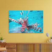 Mooie rode hond vis canvas afdruk (Insitu (Woonkamer))