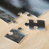 Mooie rode kardinaal in de sneeuw legpuzzel (Zijkant)