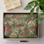 Mooie rode kerstpatroonpatronen tissuepapier (Geschenk)