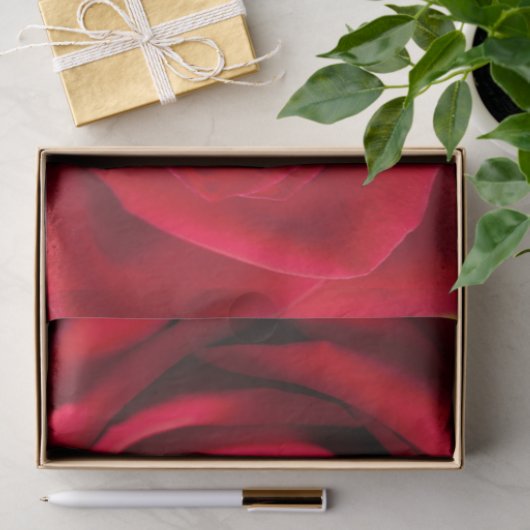 Mooie rode rode rozenfluitpapier tissuepapier (Geschenk)