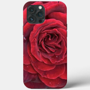 Mooie rode roos iPhone 13 Pro Max Stoer Hoesje