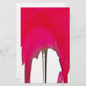 Mooie Rode roos onder de witte hemel Briefpapier (Voorkant / Achterkant)