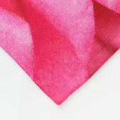 Mooie rode roze rozen fleece deken (Hoek)
