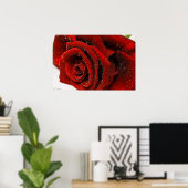 Mooie rode rozen poster (Thuiskantoor)