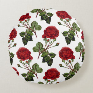 Mooie Rode Rozen Rond Kussen