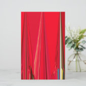 Mooie rode textuur kleur Abstracte kunst ontwerp Briefpapier (Staand voorkant)