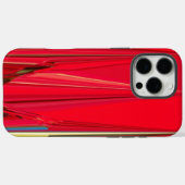 Mooie rode textuur kleur Abstracte kunst ontwerp Case-Mate iPhone Case (Achterkant (horizontaal))