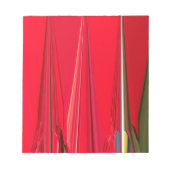 Mooie rode textuur kleur Abstracte kunst ontwerp Notitieblok (Voorkant)