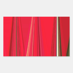 Mooie rode textuur kleur Abstracte kunst ontwerp Rechthoekige Sticker