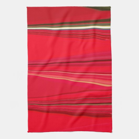 Mooie rode textuur kleur Abstracte kunst ontwerp Theedoek (Verticaal)