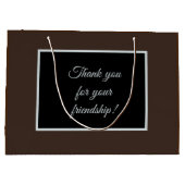 Mooie rode vogel Christelijk Groot Cadeauzakje (Achterkant)