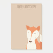 Mooie Rode Vos Bosdier Kinderen Post-it® Notes (Voorkant)