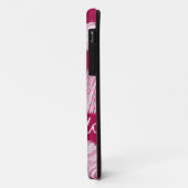 Mooie Rode Witte Gekrabbelde Harten met Liefdessch Case-Mate iPhone Case (Achterkant/links)