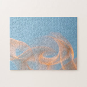 Mooie Romantische vuurgevechten Fotografie Blauw Legpuzzel