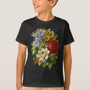 Mooie Romantische zomerkamp met Red Rose T-shirt