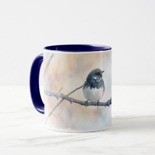 Mooie Ronde Vogel Junco op Tak Kunst Mok Koffiekop