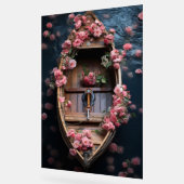 Mooie Roos Boat Acryl Bord (Hoek)