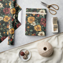 Mooie Roos Boho Inpakpapier