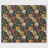 Mooie Roos Boho Inpakpapier (Vlak)