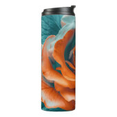 Mooie Roos Moderne Dag Gepersonaliseerd Thermosbeker (Gedraaid links)