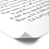 Mooie Roos Ontwerp Trouw Foto Spel Poster (Hoek)