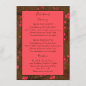 Mooie routebeschrijving informatiekaartje (Voorkant)