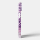 Mooie roze Abstracte fractale Initialen Case-Mate iPhone Case (Achterkant / Rechts)