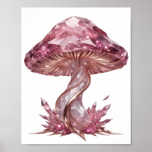Mooie Roze ABSTRACTE KUNST Modern Design Poster