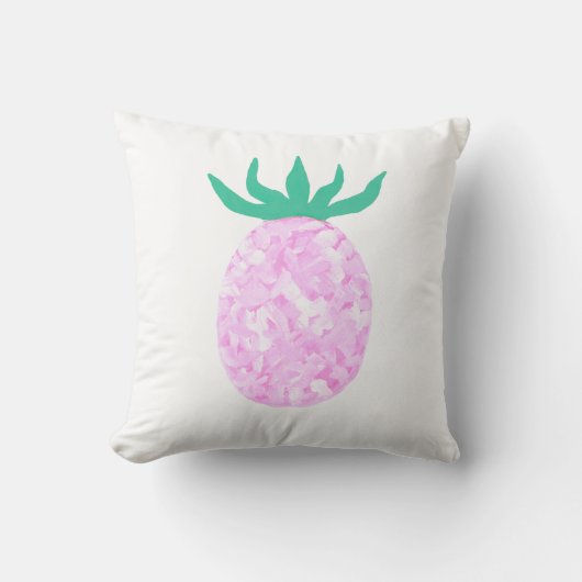 Mooie Roze Ananas Kussen (Voorkant)