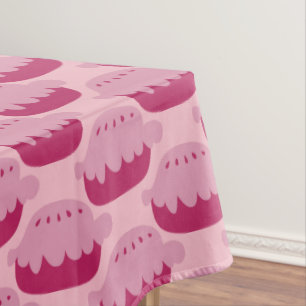 Mooie roze appelpastei-patroon tafelkleed