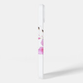 Mooie roze aquarel kersenbloesem lettertype Case-Mate iPhone case (Achterkant / Rechts)