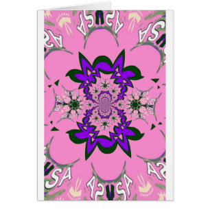 Mooie roze baby roze paarse schaduwmotief mono